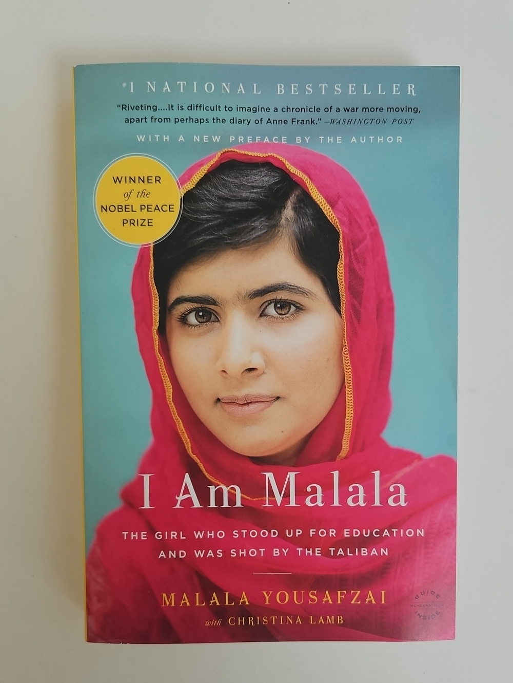I Am Malala Paperback Book - Red/Pink Cover
